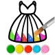 Coloration et dessin de robe icon