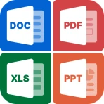 Word, PDF, XLS, PPT: A1 Office icon