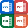 Word, PDF, XLS, PPT: A1 Office icon