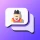 語り部チャット　偉人たちと会話できるAIアプリ＆歴史問題集 icon
