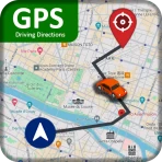 GPS ナビゲーション、地図、ルート icon
