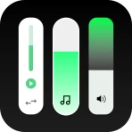 ボリューム調整スライダーパネルスタイル icon