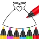 Coloring and Drawing For Girls icon