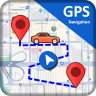 GPS ナビゲーション 地図、 交通 icon