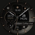 Dream 132 bronze watch face icon