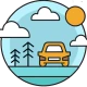 Weather the Trip icon