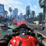 Traffic Bike Rush Driving City icon
