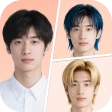 Simulation coiffure coupe icon