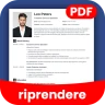 PDF lavoro CV creatore icon