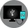 Conector USB: TV duplicar icon
