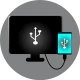 USB Connector Cast Phone to TV icon