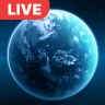 Carte satellite en direct icon