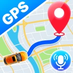 GPS-Karte: Sprachnavigation icon