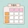 Planning repas semaine icon