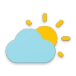 Einfaches Wetter und Uhr icon