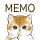 メモ帳 かわいい猫 モフサンド icon