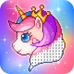 Pixel Coloring-Color by number icon