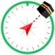 Qibla Kompas・Qibla Richting icon