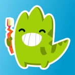 Zähneputzen mit Mimisaur icon