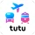 Flights, railways, hotels icon