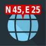 Współrzędne Mapy icon