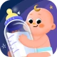 育児記録：授乳ノート -離乳食 -赤ちゃんの子育て日記アプリ icon