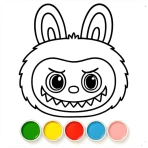 Labubu Coloring Games for Kids icon