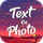 Text auf Bild Schreiben icon