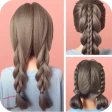 Easy hairstyles step by step icon