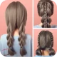 Easy hairstyles step by step icon