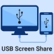 Partage d'écran Connecteur USB icon