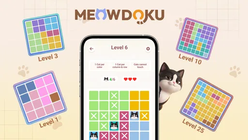 Meowdoku: Puzles lógicos screenshot 8