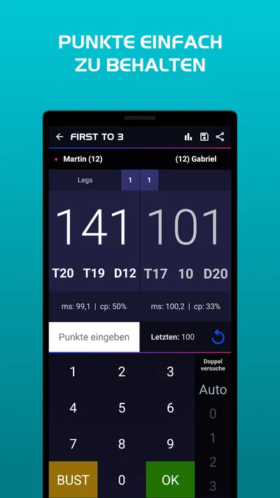 Darts Scoreboard screenshot 1
