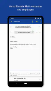 1&1 Mail screenshot