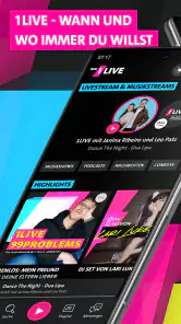 1LIVE: Radio, Musik & Podcasts screenshot