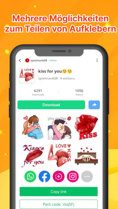 2024 HD sticker WAStickerApps screenshot 1