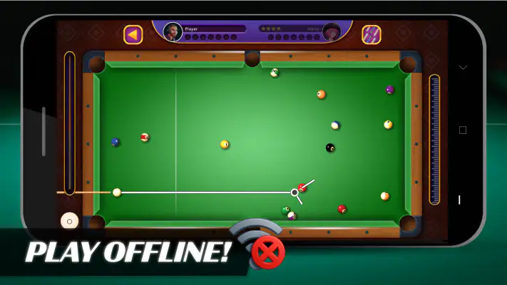 8 Ball Billard Offline screenshot 1