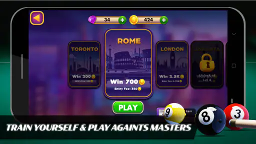 8 Ball Billard Offline screenshot 2
