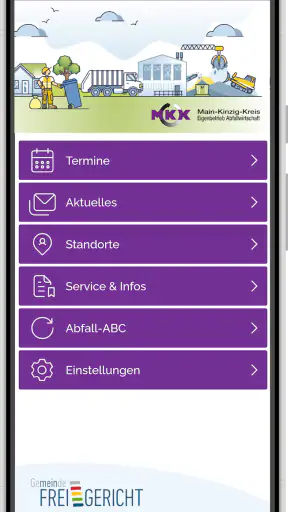 Abfallapp MKK screenshot 1