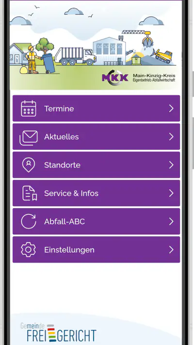 Abfallapp MKK screenshot 1