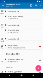 aCalendar+ Kalender & Tasks screenshot