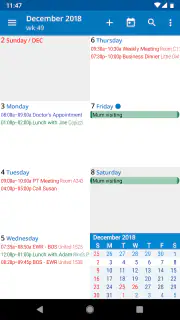 aCalendar+ Kalender & Tasks screenshot 6