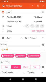 aCalendar+ Kalender & Tasks screenshot 8