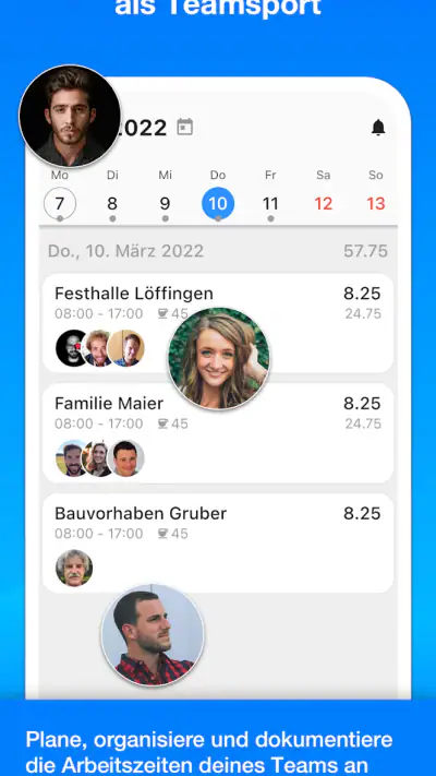 Achim App Arbeitszeiterfassung screenshot 1