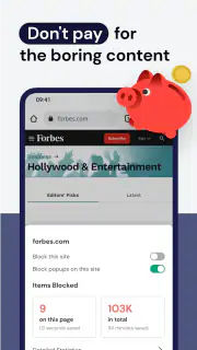Ad blocker Browser Stands screenshot 2
