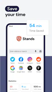 Ad blocker Browser Stands screenshot 4
