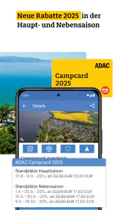 ADAC Camping / Stellplatz 2025 screenshot
