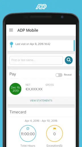 ADP Mobile Solutions screenshot 1