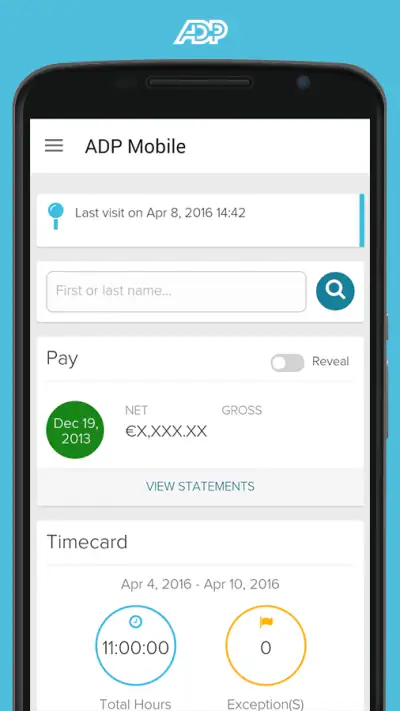 ADP Mobile Solutions screenshot 1