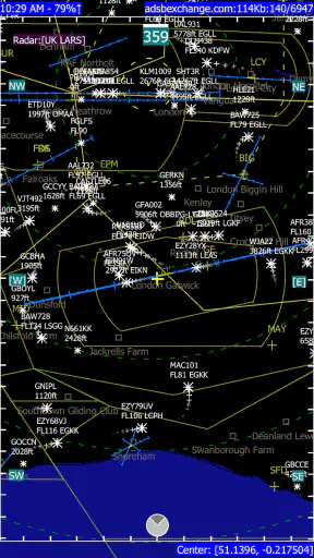 ADSB Flight Tracker Lite screenshot 1